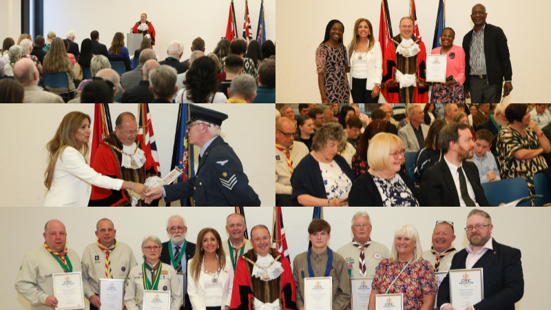 collage of people from the Civic Awards 2024