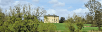 Danson House and park in winter