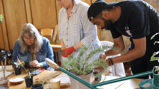 Image of people crafting